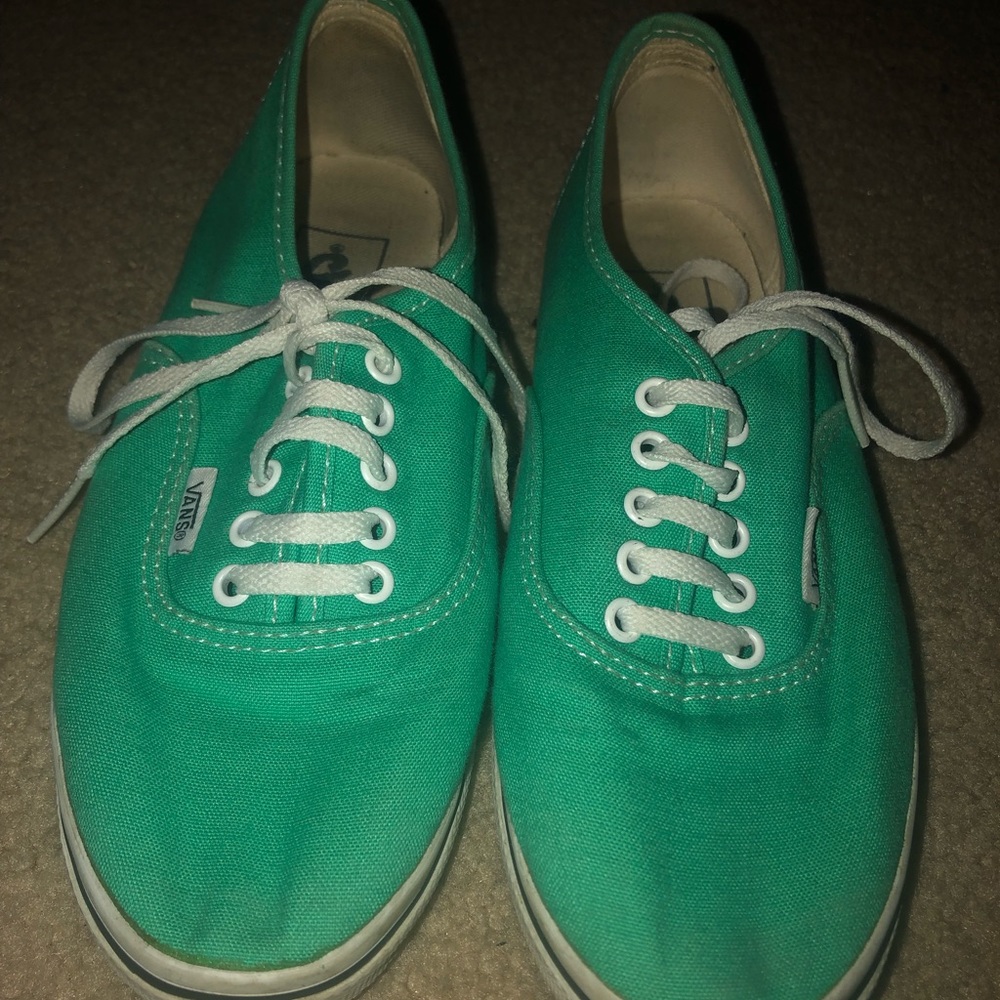 Teal Colored Sneaker Vans